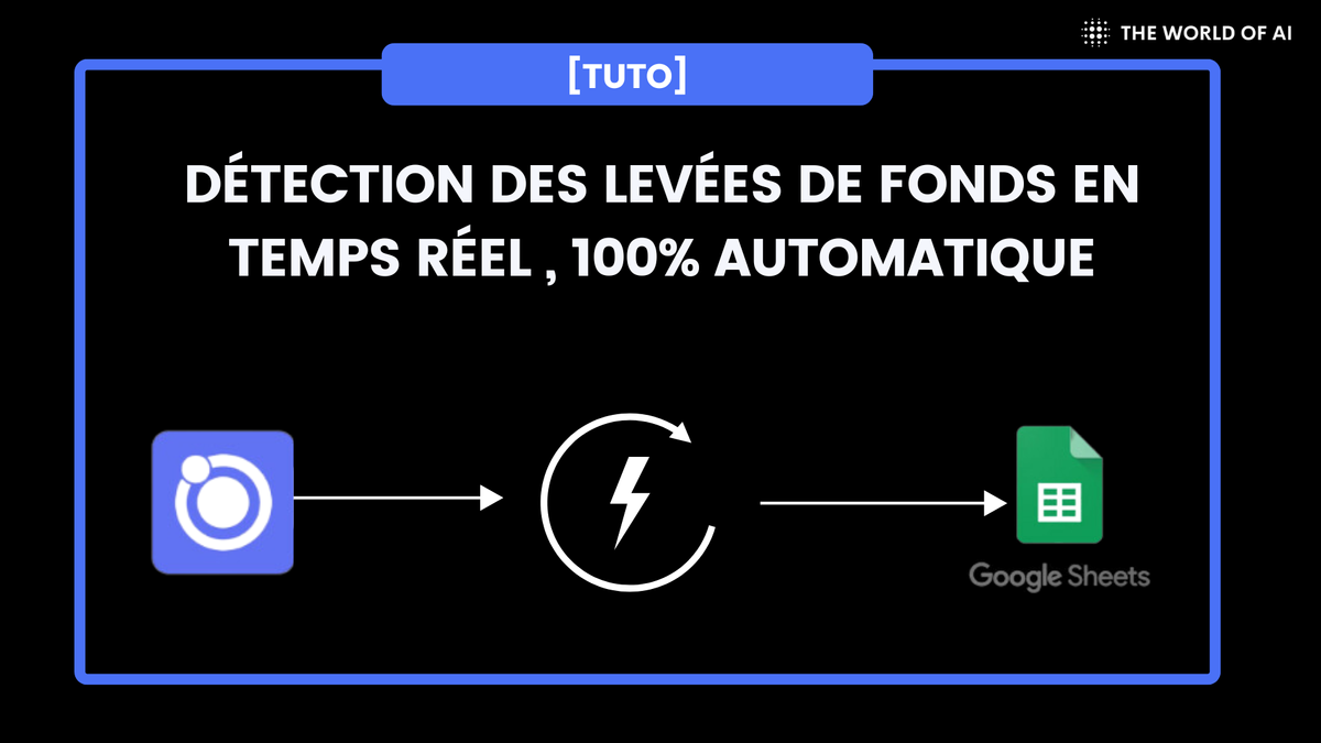 Comment je détecte les levées de fonds en temps réel, 100% automatique